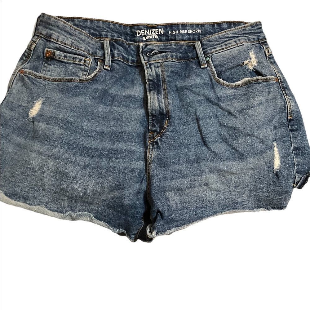 Denizen shorts by Levi’s, size 14, good condition, intentional rips in the front